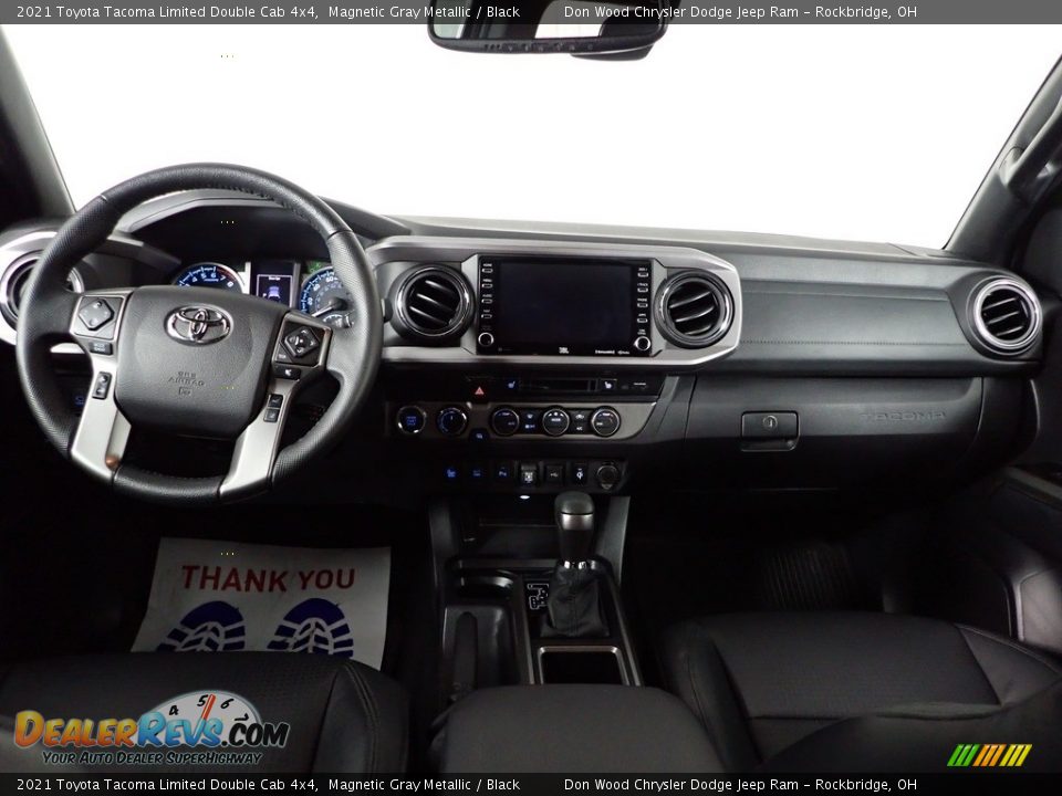 2021 Toyota Tacoma Limited Double Cab 4x4 Magnetic Gray Metallic / Black Photo #31