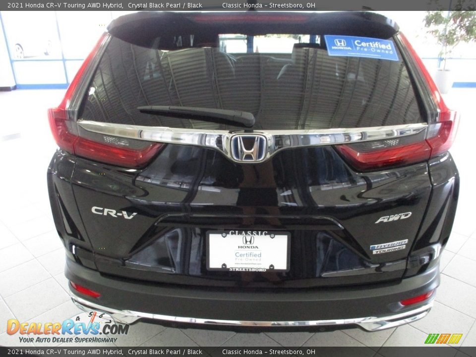 2021 Honda CR-V Touring AWD Hybrid Crystal Black Pearl / Black Photo #8