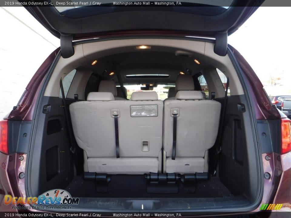 2019 Honda Odyssey EX-L Deep Scarlet Pearl / Gray Photo #32