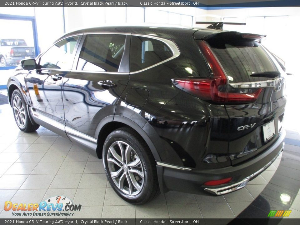 2021 Honda CR-V Touring AWD Hybrid Crystal Black Pearl / Black Photo #9