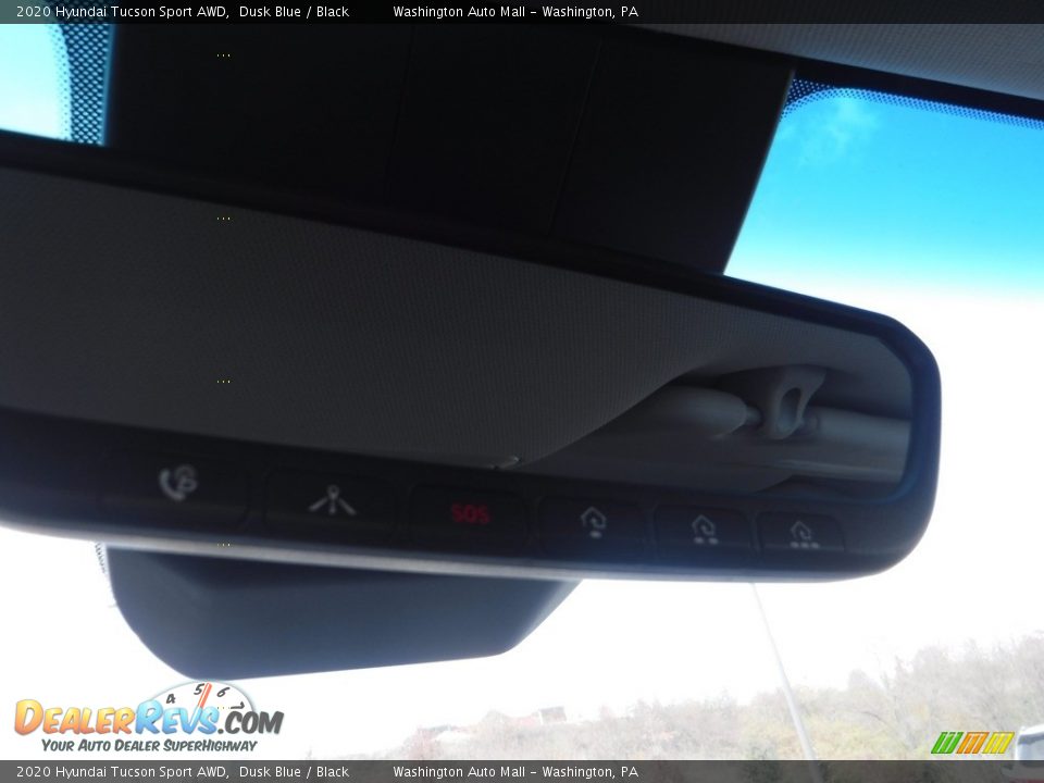 2020 Hyundai Tucson Sport AWD Dusk Blue / Black Photo #22