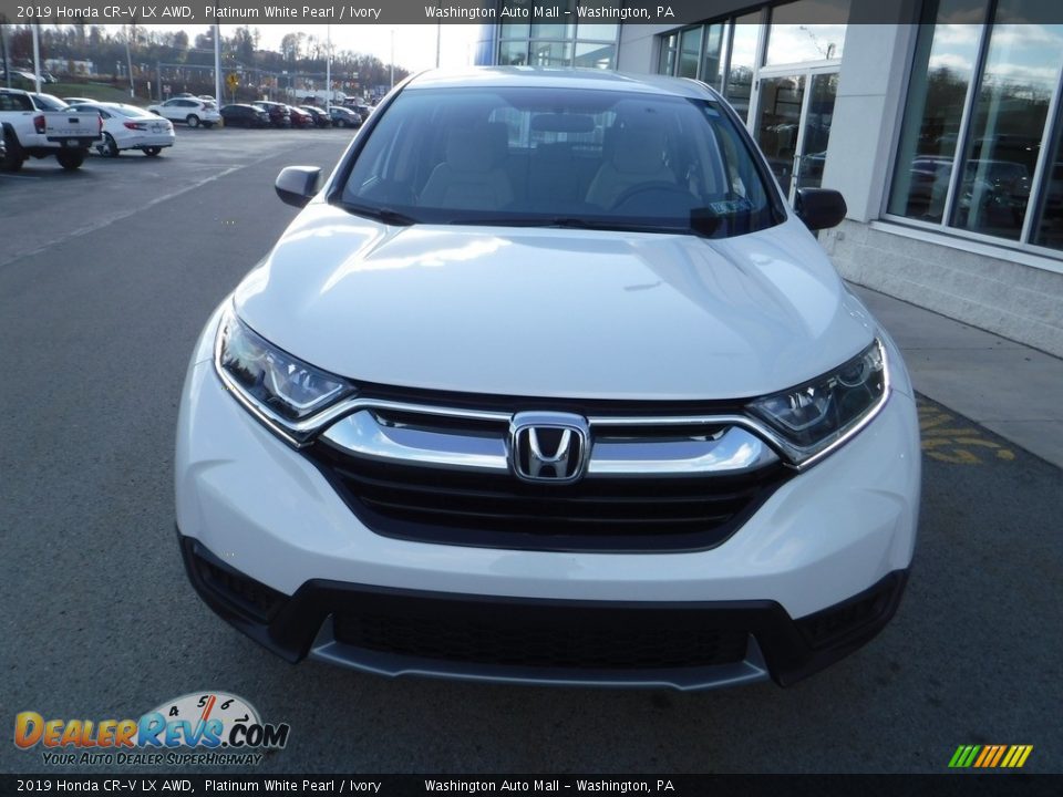 2019 Honda CR-V LX AWD Platinum White Pearl / Ivory Photo #4