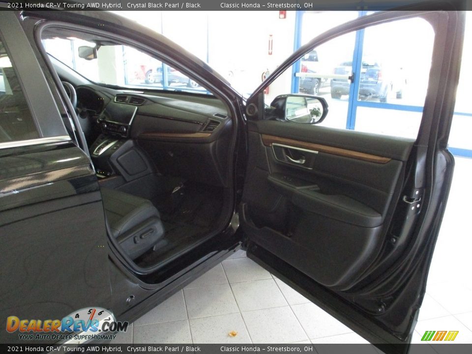2021 Honda CR-V Touring AWD Hybrid Crystal Black Pearl / Black Photo #19