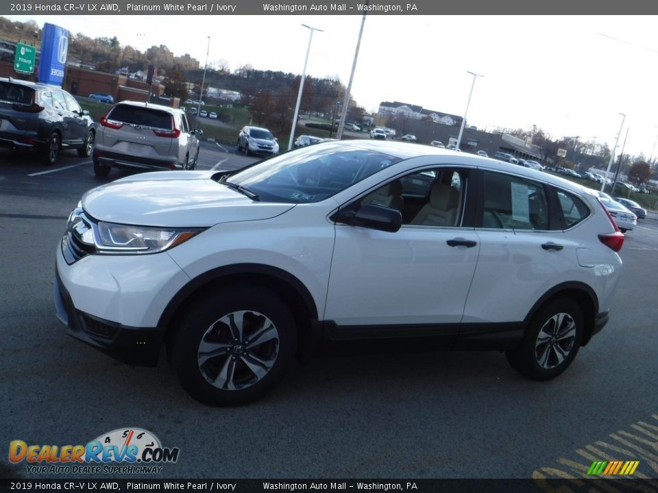 2019 Honda CR-V LX AWD Platinum White Pearl / Ivory Photo #6