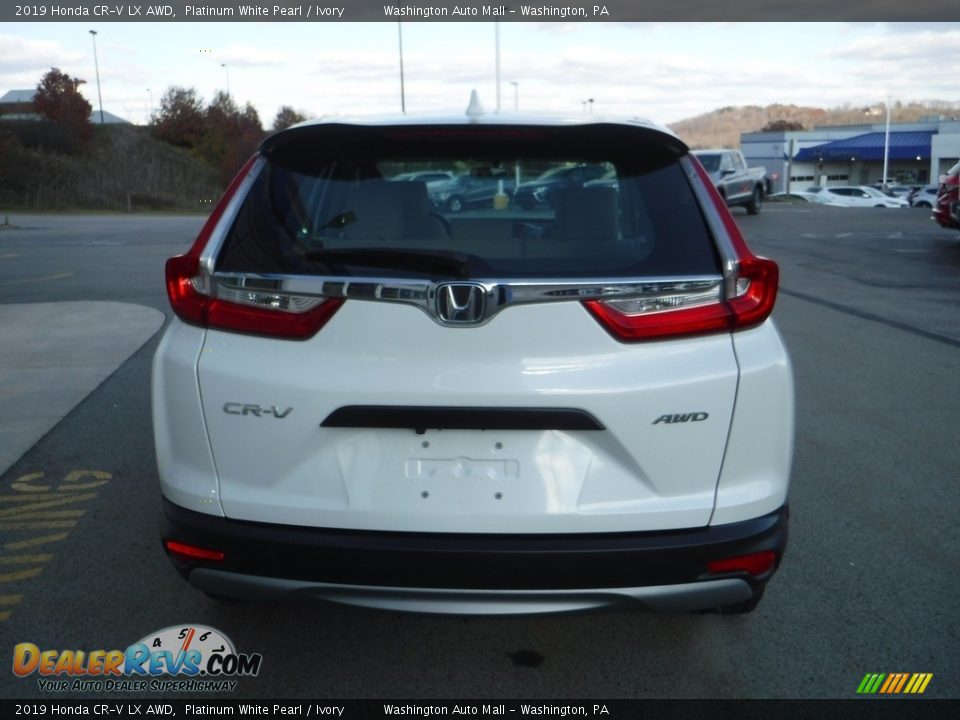 2019 Honda CR-V LX AWD Platinum White Pearl / Ivory Photo #7