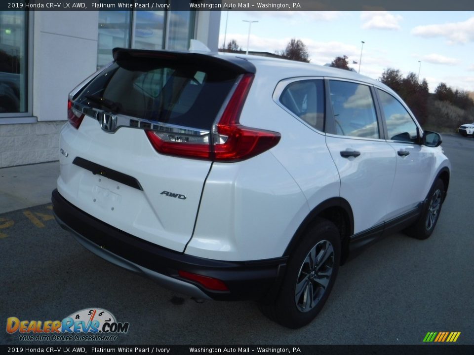 2019 Honda CR-V LX AWD Platinum White Pearl / Ivory Photo #8