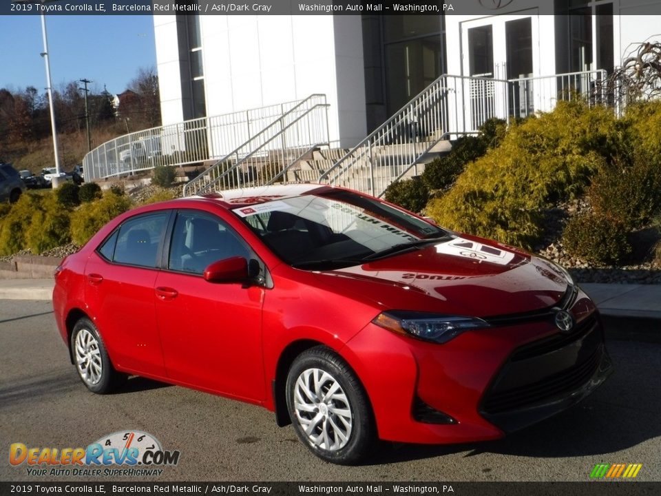 2019 Toyota Corolla LE Barcelona Red Metallic / Ash/Dark Gray Photo #1