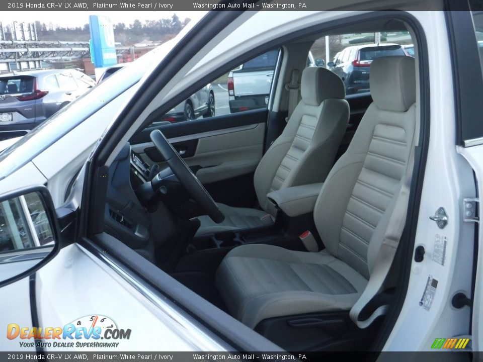 2019 Honda CR-V LX AWD Platinum White Pearl / Ivory Photo #12