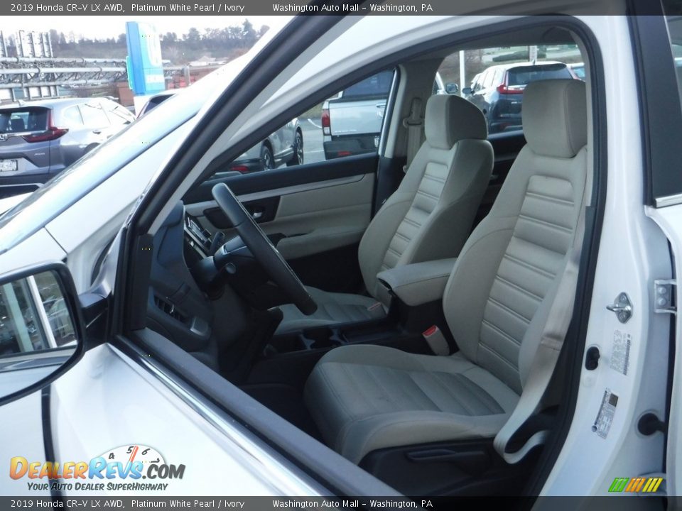 2019 Honda CR-V LX AWD Platinum White Pearl / Ivory Photo #12