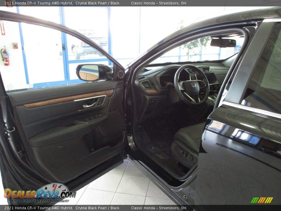 2021 Honda CR-V Touring AWD Hybrid Crystal Black Pearl / Black Photo #29