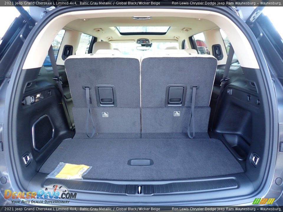 2021 Jeep Grand Cherokee L Limited 4x4 Baltic Gray Metallic / Global Black/Wicker Beige Photo #5