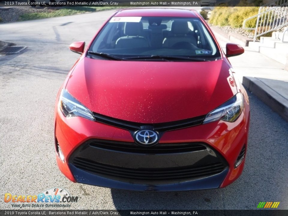 2019 Toyota Corolla LE Barcelona Red Metallic / Ash/Dark Gray Photo #9