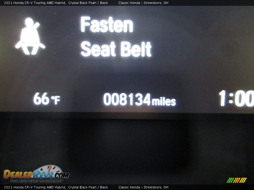 2021 Honda CR-V Touring AWD Hybrid Crystal Black Pearl / Black Photo #34