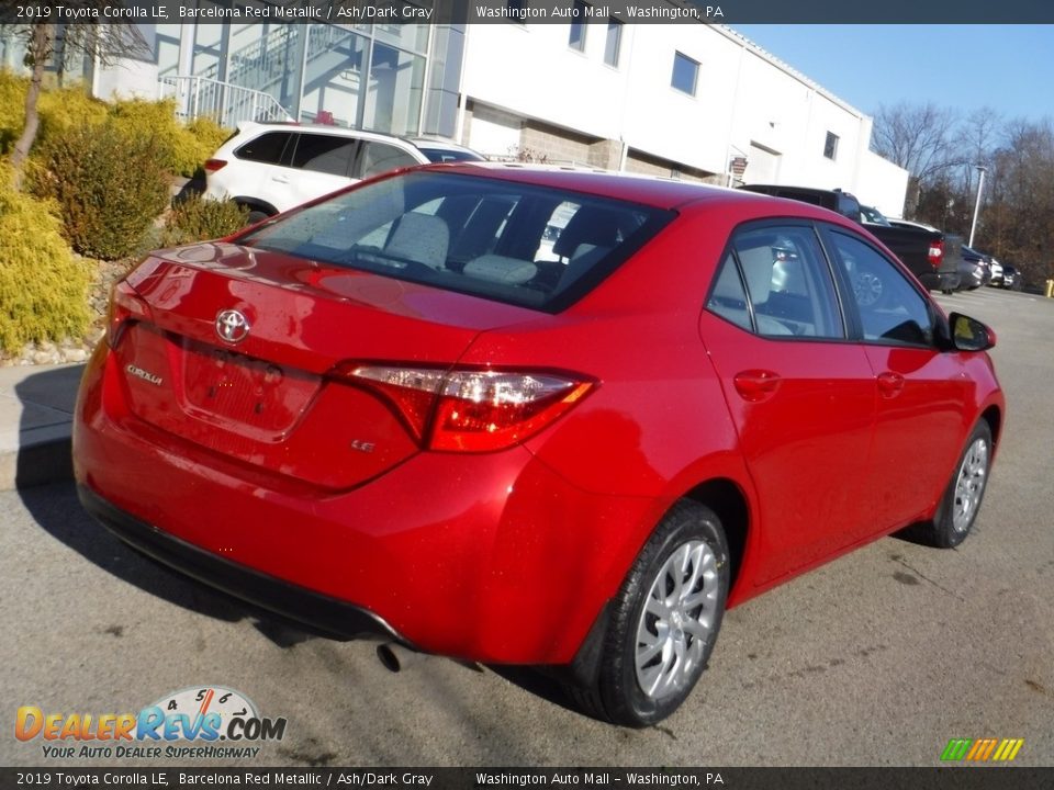 2019 Toyota Corolla LE Barcelona Red Metallic / Ash/Dark Gray Photo #14