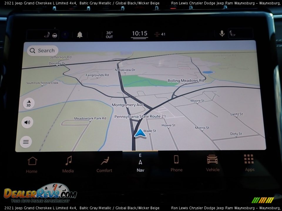 2021 Jeep Grand Cherokee L Limited 4x4 Baltic Gray Metallic / Global Black/Wicker Beige Photo #18