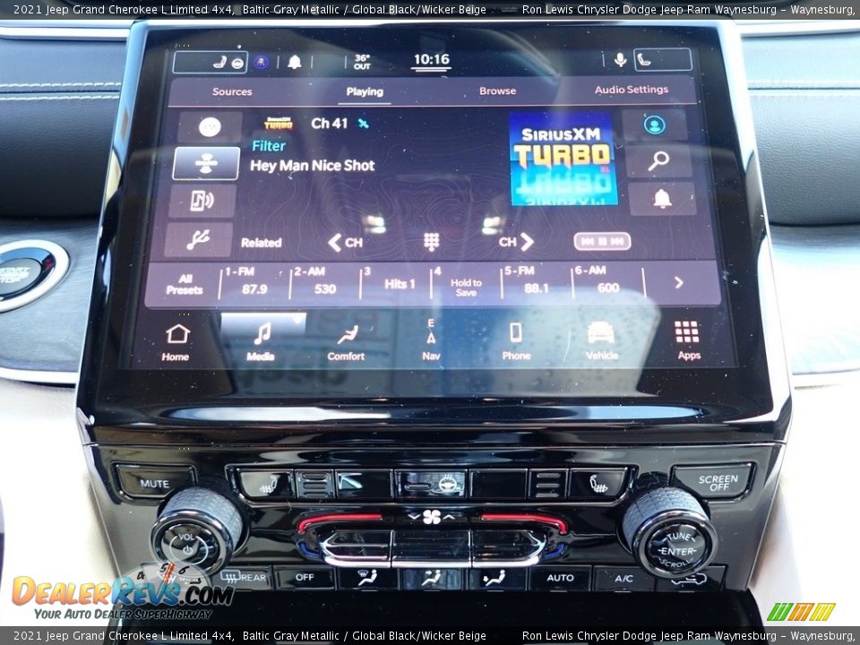 2021 Jeep Grand Cherokee L Limited 4x4 Baltic Gray Metallic / Global Black/Wicker Beige Photo #20