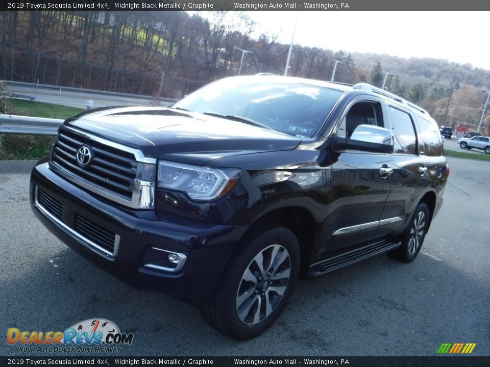 2019 Toyota Sequoia Limited 4x4 Midnight Black Metallic / Graphite Photo #16