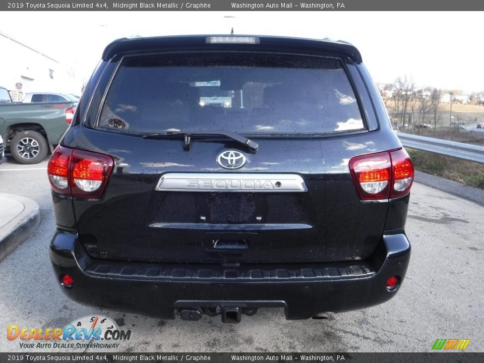 2019 Toyota Sequoia Limited 4x4 Midnight Black Metallic / Graphite Photo #20