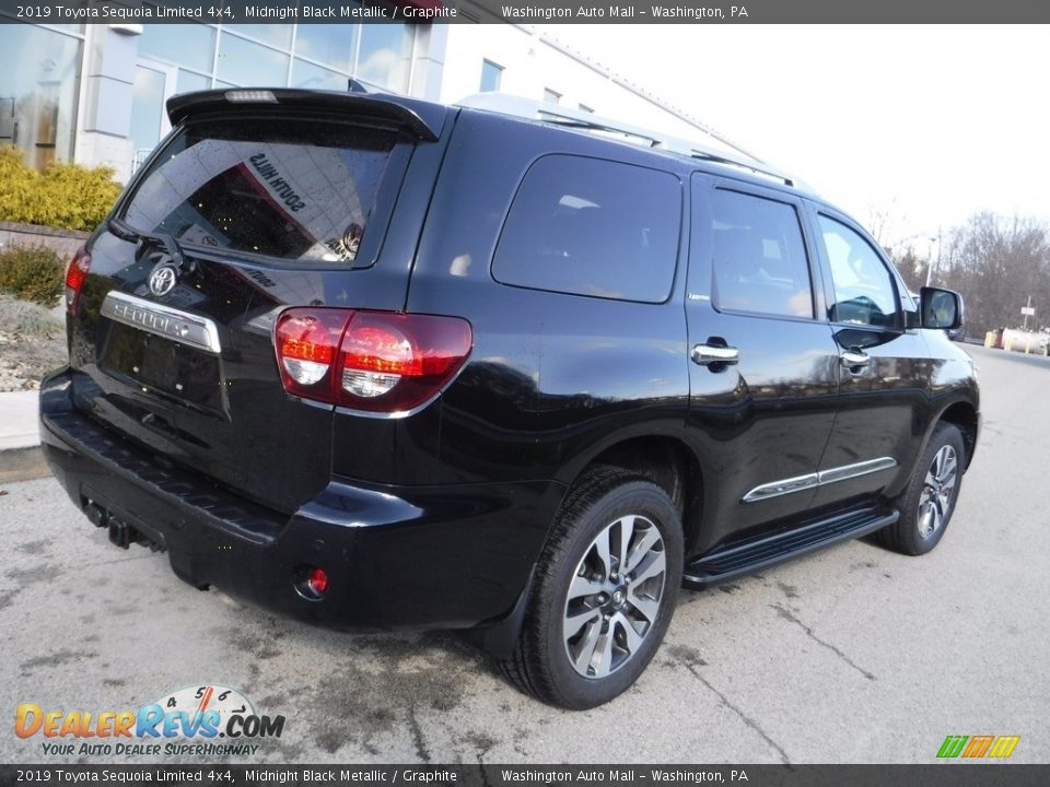 2019 Toyota Sequoia Limited 4x4 Midnight Black Metallic / Graphite Photo #22