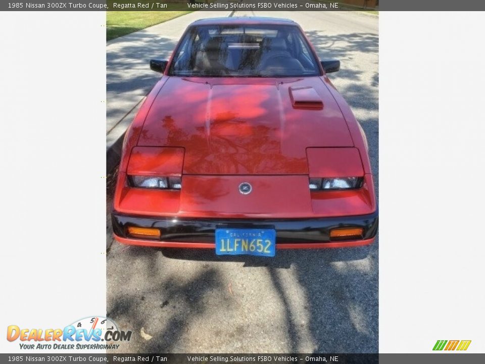 1985 Nissan 300ZX Turbo Coupe Regatta Red / Tan Photo #14