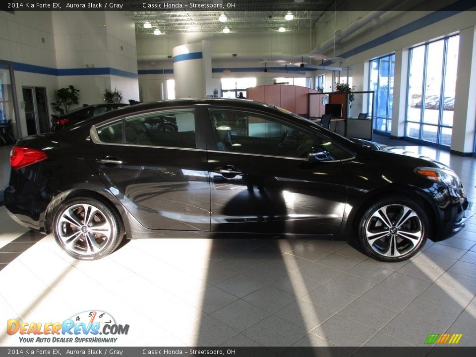 2014 Kia Forte EX Aurora Black / Gray Photo #4