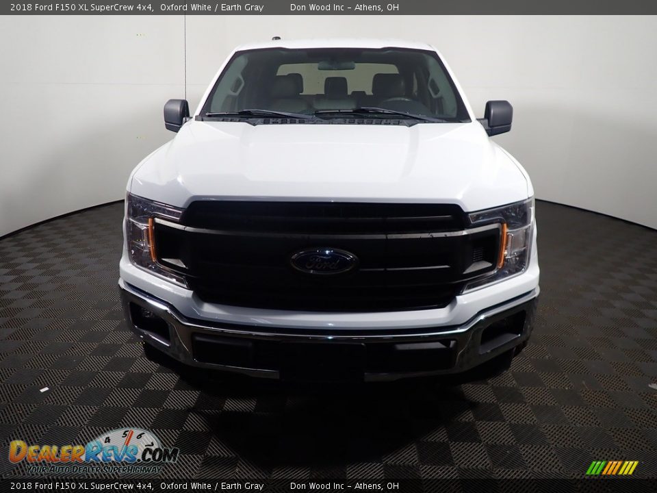 2018 Ford F150 XL SuperCrew 4x4 Oxford White / Earth Gray Photo #6