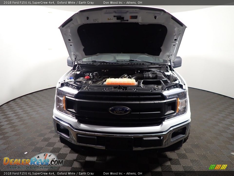 2018 Ford F150 XL SuperCrew 4x4 Oxford White / Earth Gray Photo #7
