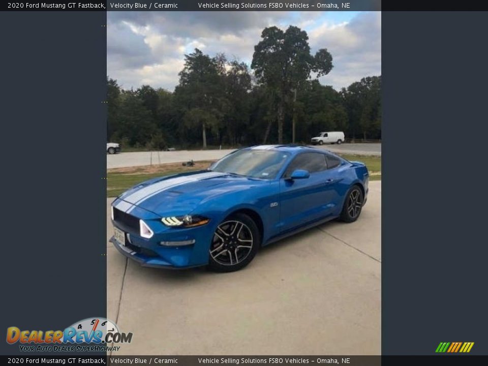 2020 Ford Mustang GT Fastback Velocity Blue / Ceramic Photo #1
