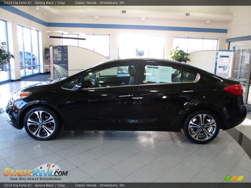 Aurora Black 2014 Kia Forte EX Photo #10