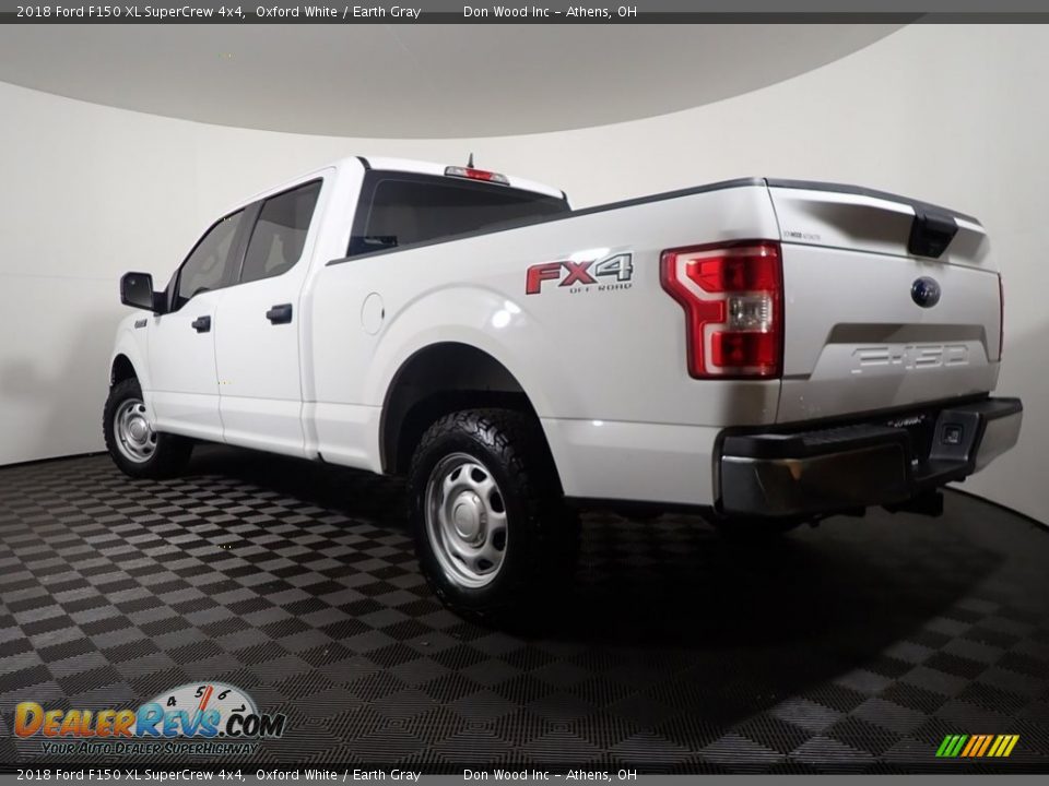 2018 Ford F150 XL SuperCrew 4x4 Oxford White / Earth Gray Photo #12