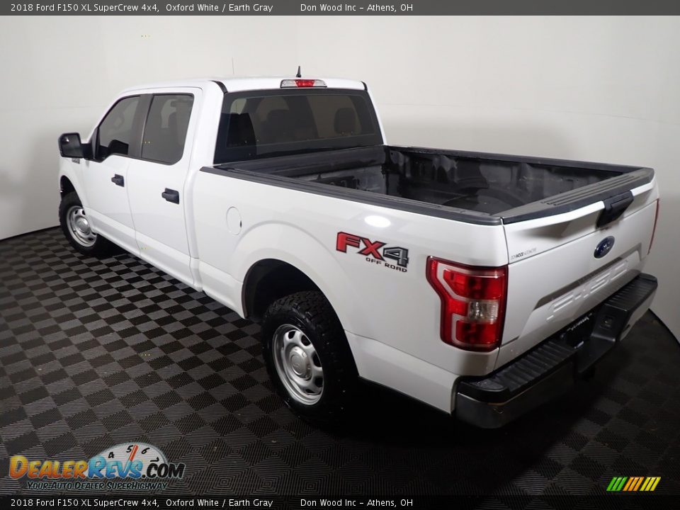 2018 Ford F150 XL SuperCrew 4x4 Oxford White / Earth Gray Photo #13