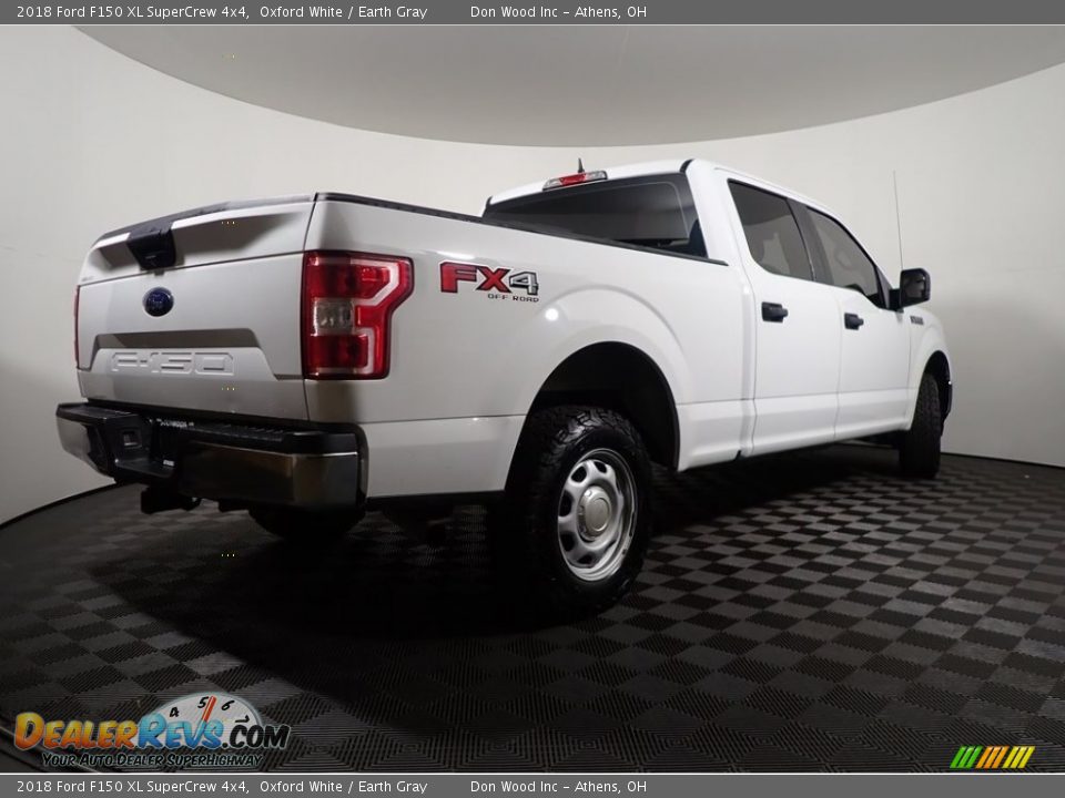 2018 Ford F150 XL SuperCrew 4x4 Oxford White / Earth Gray Photo #16