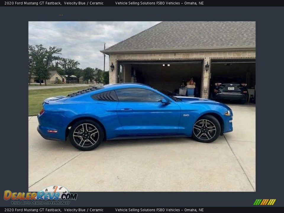2020 Ford Mustang GT Fastback Velocity Blue / Ceramic Photo #9
