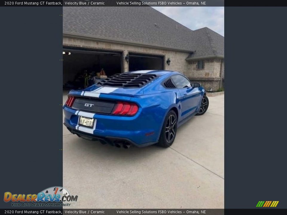 2020 Ford Mustang GT Fastback Velocity Blue / Ceramic Photo #10