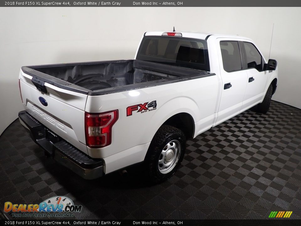 2018 Ford F150 XL SuperCrew 4x4 Oxford White / Earth Gray Photo #17