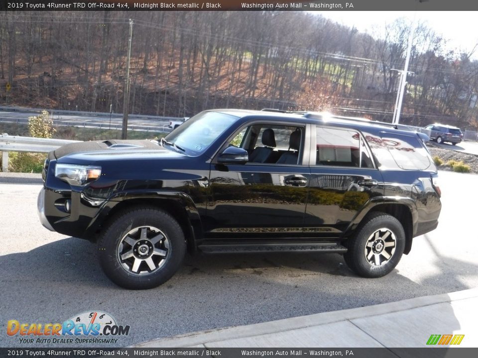 Midnight Black metallic 2019 Toyota 4Runner TRD Off-Road 4x4 Photo #13