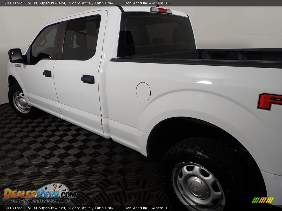 2018 Ford F150 XL SuperCrew 4x4 Oxford White / Earth Gray Photo #18