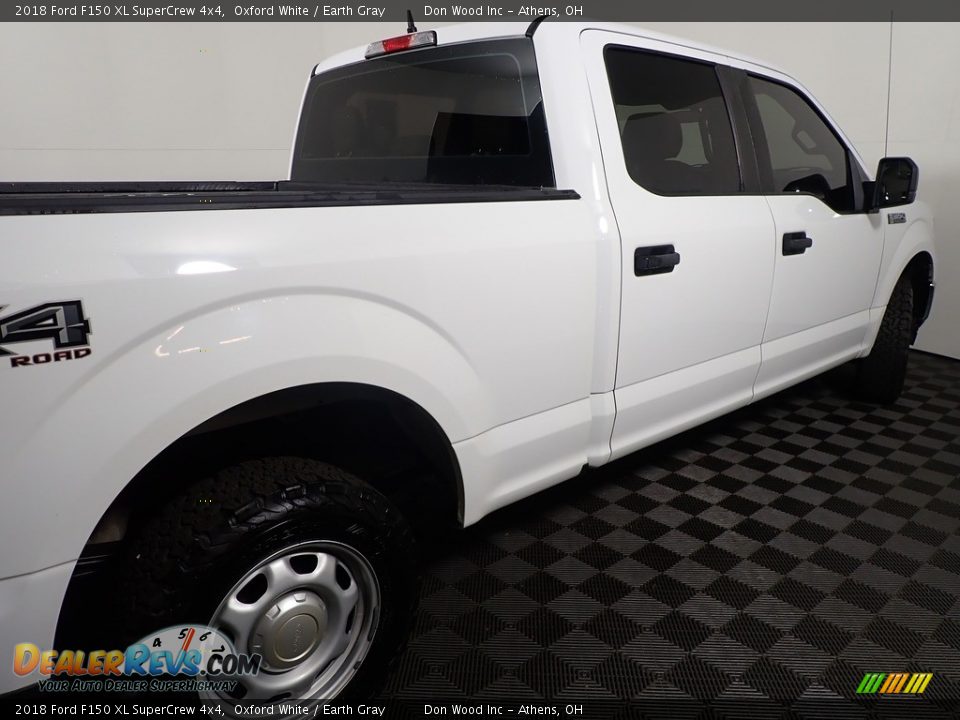 2018 Ford F150 XL SuperCrew 4x4 Oxford White / Earth Gray Photo #19