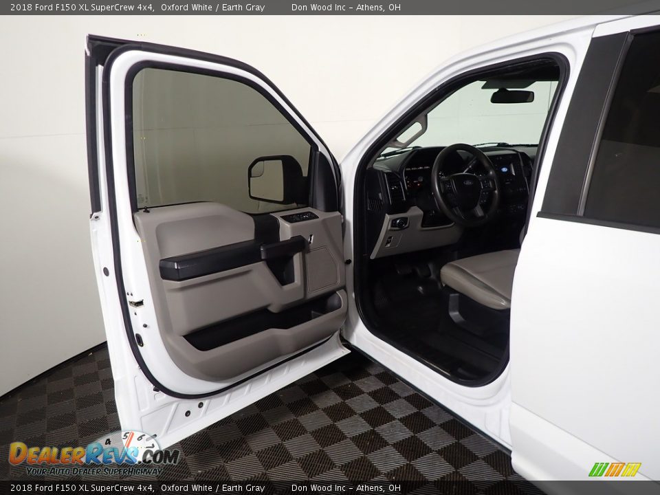 2018 Ford F150 XL SuperCrew 4x4 Oxford White / Earth Gray Photo #20