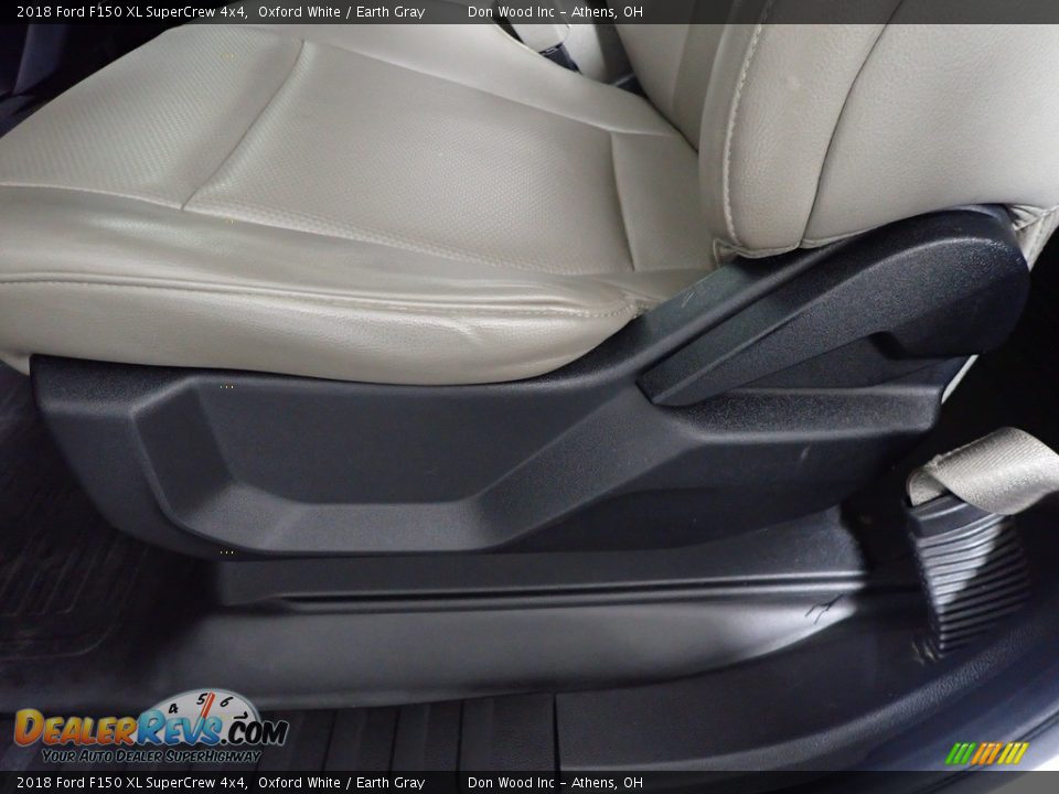 2018 Ford F150 XL SuperCrew 4x4 Oxford White / Earth Gray Photo #23