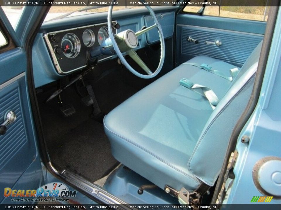 Blue Interior - 1968 Chevrolet C/K C10 Standard Regular Cab Photo #4