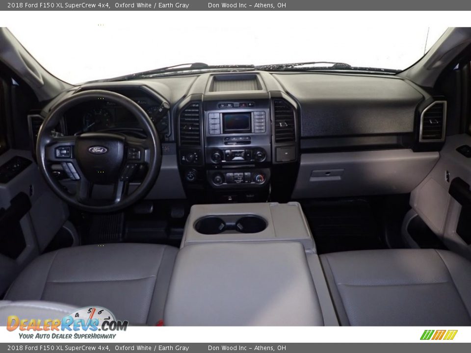 2018 Ford F150 XL SuperCrew 4x4 Oxford White / Earth Gray Photo #24
