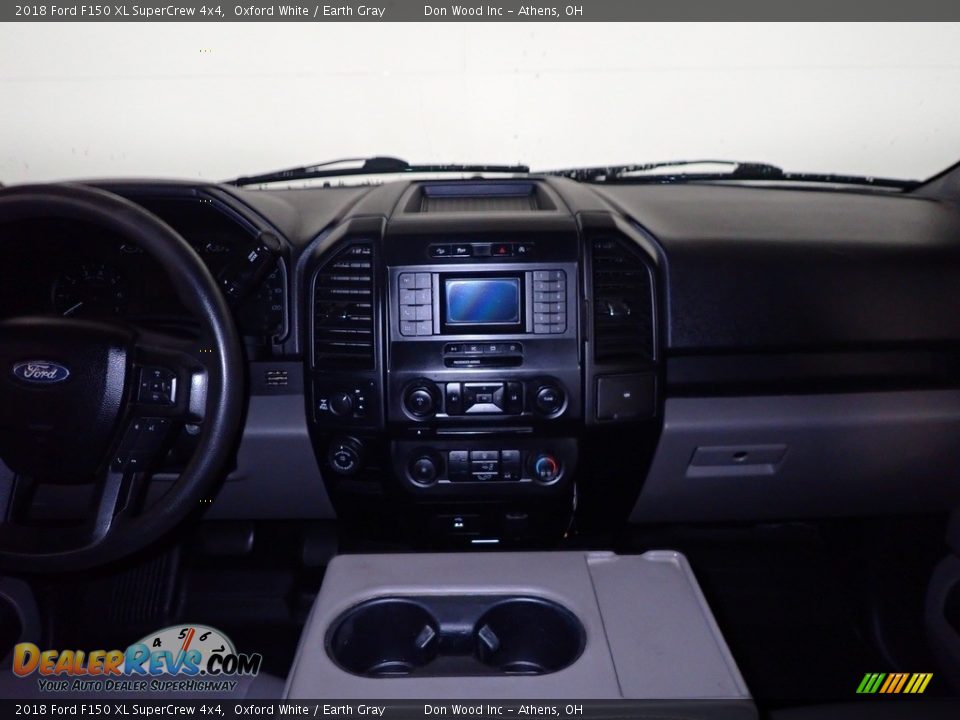2018 Ford F150 XL SuperCrew 4x4 Oxford White / Earth Gray Photo #25