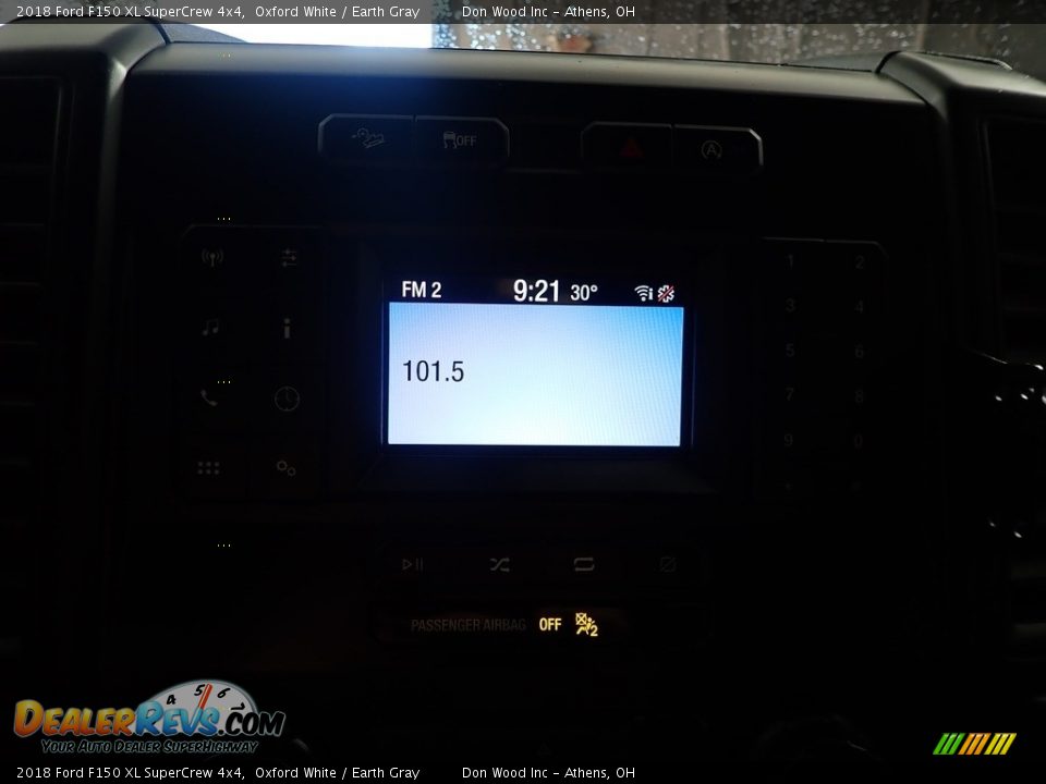 2018 Ford F150 XL SuperCrew 4x4 Oxford White / Earth Gray Photo #26