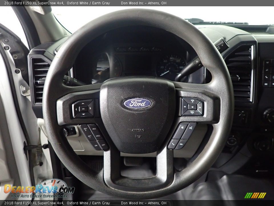 2018 Ford F150 XL SuperCrew 4x4 Oxford White / Earth Gray Photo #27