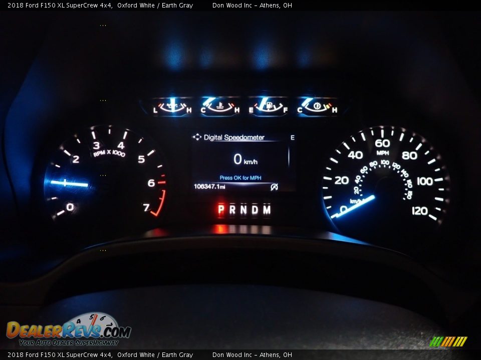 2018 Ford F150 XL SuperCrew 4x4 Oxford White / Earth Gray Photo #28