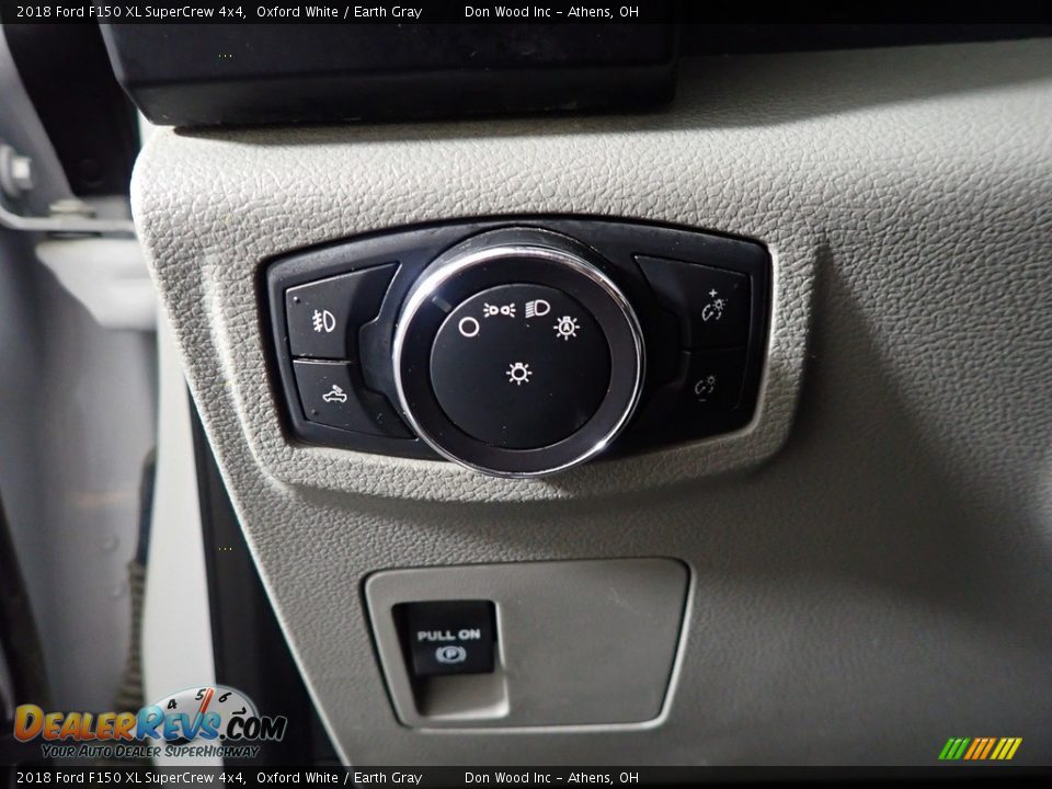 2018 Ford F150 XL SuperCrew 4x4 Oxford White / Earth Gray Photo #31