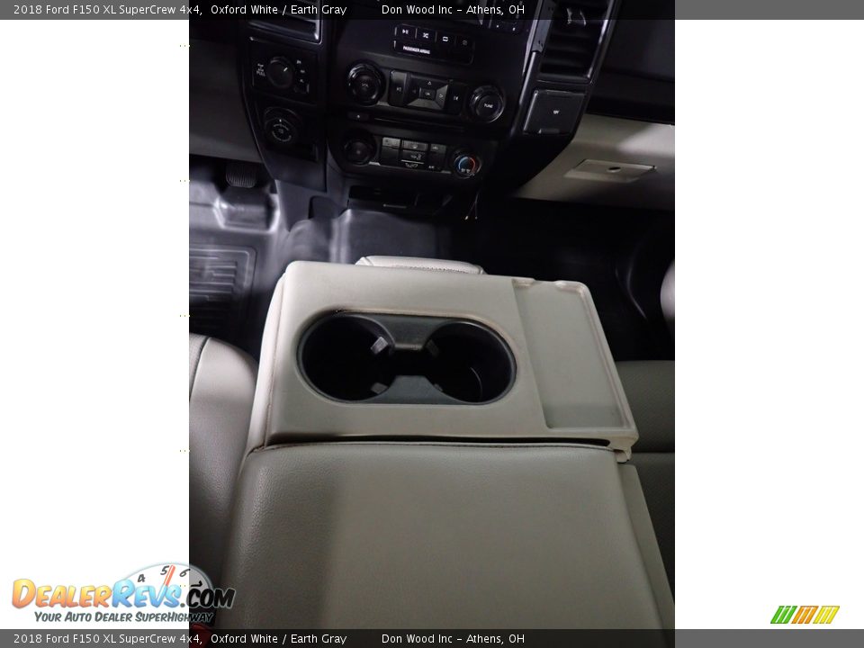 2018 Ford F150 XL SuperCrew 4x4 Oxford White / Earth Gray Photo #33