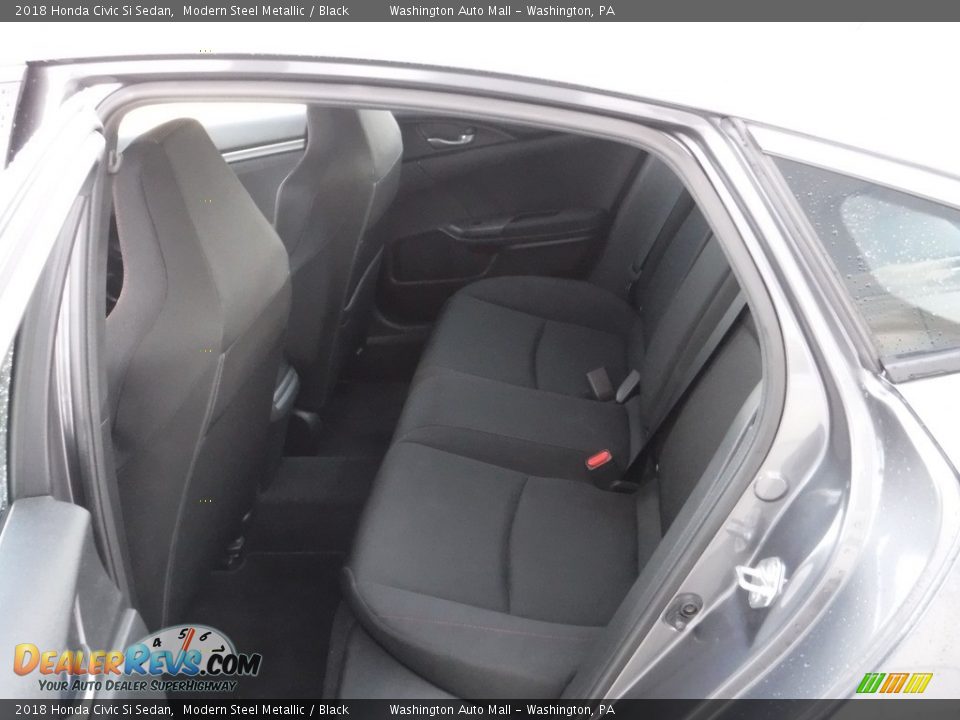 2018 Honda Civic Si Sedan Modern Steel Metallic / Black Photo #29