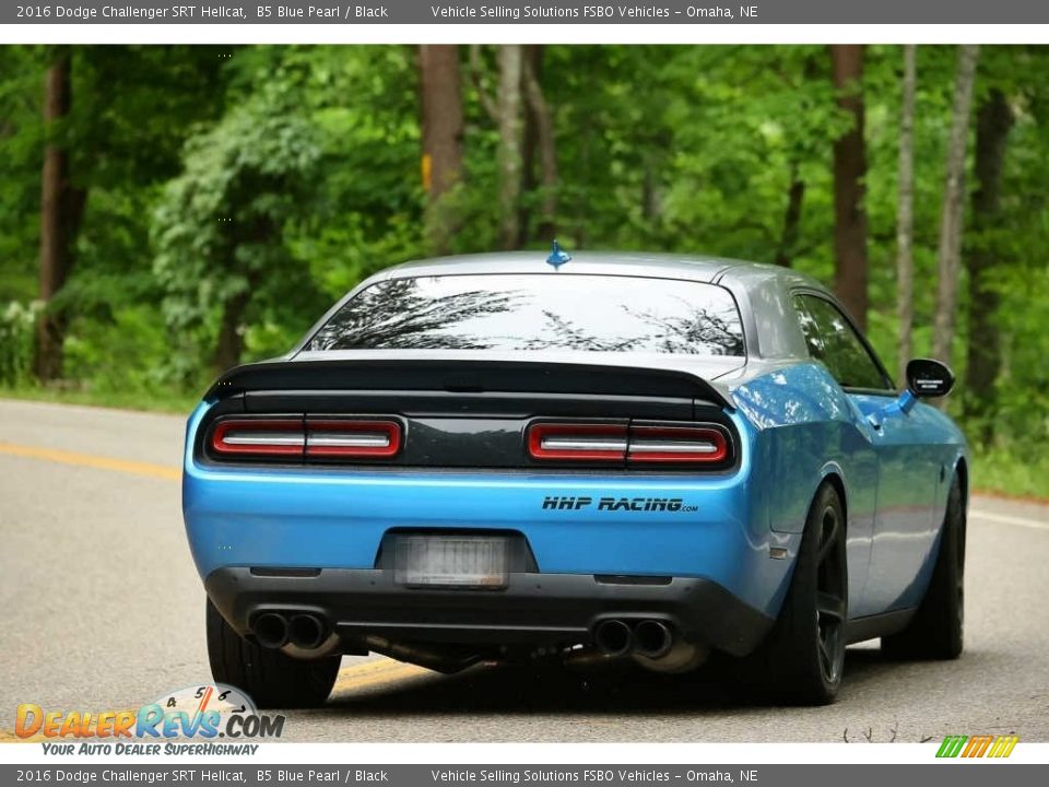 2016 Dodge Challenger SRT Hellcat B5 Blue Pearl / Black Photo #11